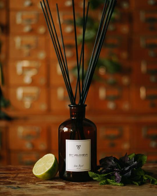 Foto LIME BASIL - Ambientador mikado
