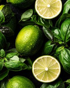 LIME BASIL - Aroma candle
