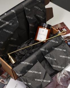 Coffret cadeau bougie 160 ml + cloche