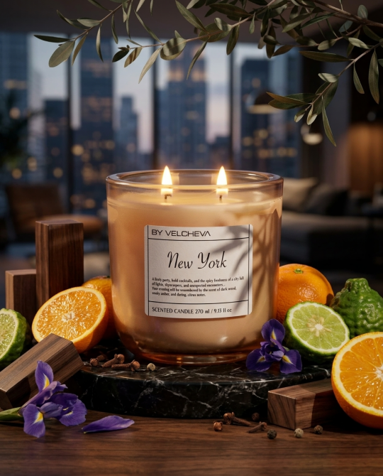 Photo Scented candle New York