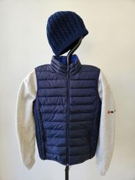 CHALECO PUFFER AZUL MARINO, Hombre.