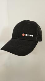 GORRA NEGRA TOMATOO, Talla Unica, Negro, Logo frontal