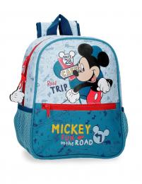 MOCHILA ADAP. 28CM.MICKEY ROAD TRIP