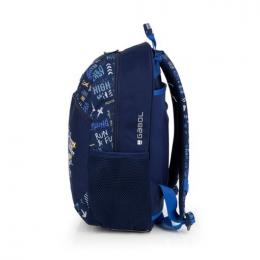 Mochila Adaptable A Carro Gabol Skull Azul Y Resistente Al Agua