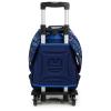 Foto Mochila Adaptable A Carro Gabol Skull Azul Y Resistente Al Agua