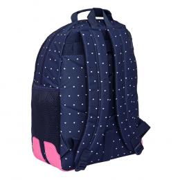 Mochila Doble Adapt.Carro Safta Paris 32X15X42Cm