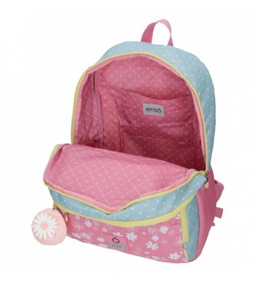 Foto MOCHILA ESCOLAR ENSO DAISY DOBLE COMPARTIMENTO ADAPTABLE ROSA