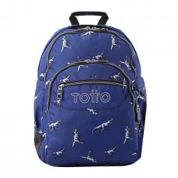 Mochila Escolar Totto Rayol Dino