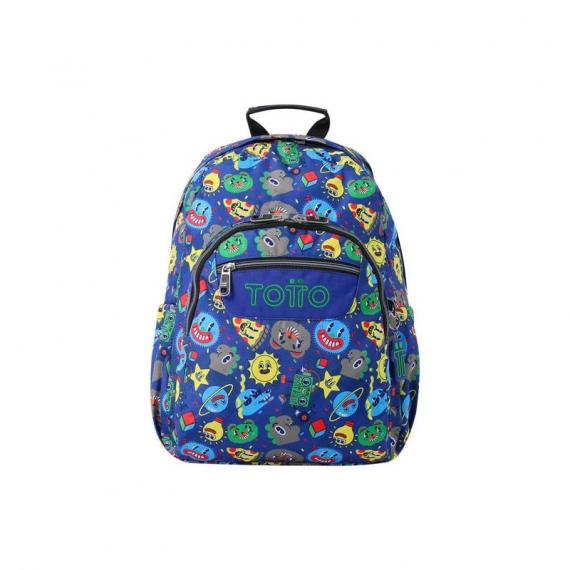 Foto MOCHILA MORRAL ACUARELES AZUL