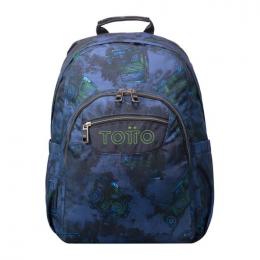 Mochila escolar azul todoterreno