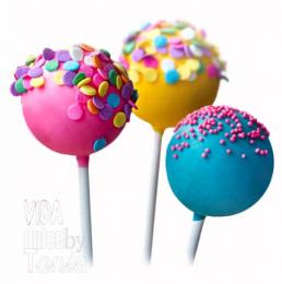 Cake pops diferentes sabores