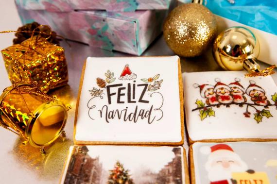 Foto SET DE GALLETAS  FELIZ NAVIDAD  Nº1