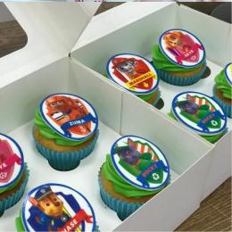 Cupcakes con patrulla canina