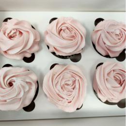 Cupcakes con rosas