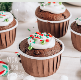 Cupcakes Muffin Navideñas