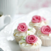 Foto Cupcakes sabrosas de rosas