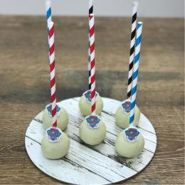 POPCAKES CON LOGO DE PATRULLA CANINA