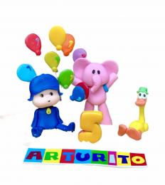 Figuras de azúcar Pocoyo