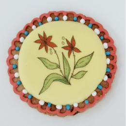 Galleta con Flores