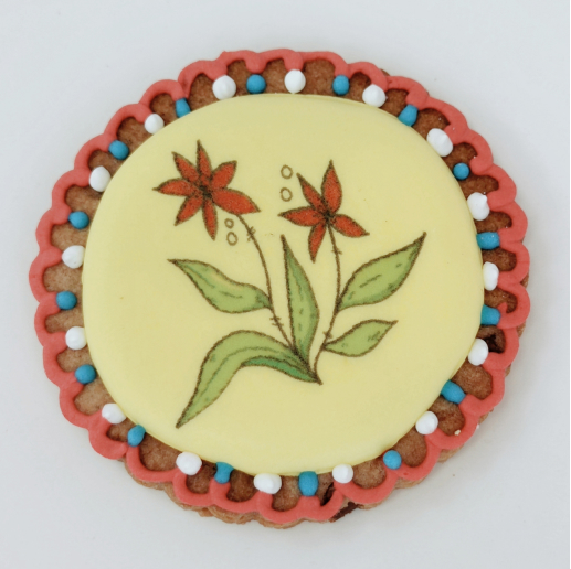 Foto Galleta con Flores