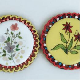 Galletas con flores