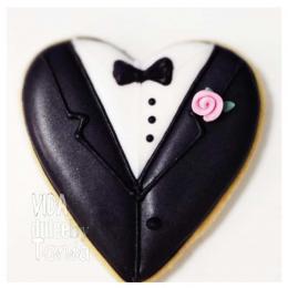 Galletas de boda novio