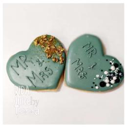 Galletas de boda personalizadas Corazones