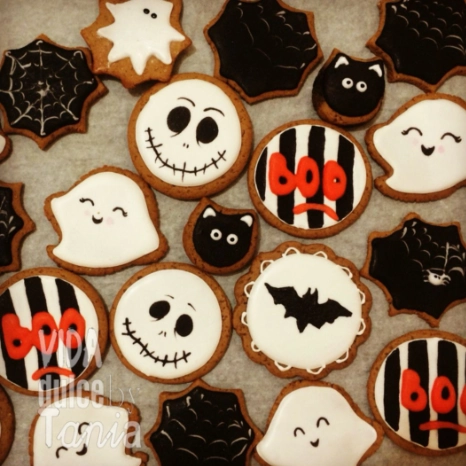 Foto Galletas halloween Boo fantasma