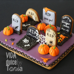 Galletas halloween cementerio