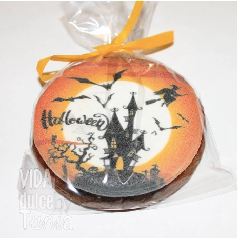 Foto Galletas halloween con foto