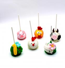 Popcakes Personajes de Granja Zenon