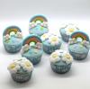 Foto CUPCAKES ARCOIRIS Y FLORES