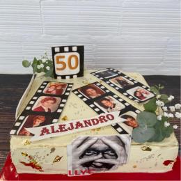 Tarta con fotos