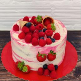 Tarta con frutas