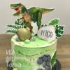 Foto Tarta de Dinosaurio REX y Huevo