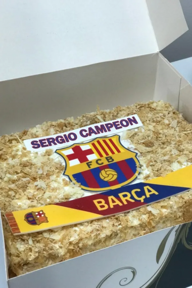 Foto Tarta futbol Barcelona