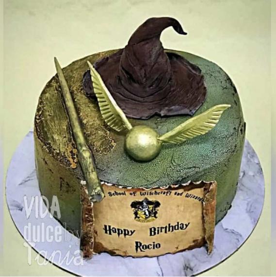 Foto Tarta Harry Potter Palito magico