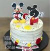 Foto Tarta Mickey Mouse botones