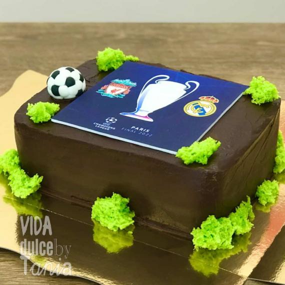 Foto Tarta personalizada mini - Real Madrid futbol