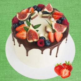 Tartas con frutas de Red Velvet