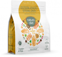 Natura Diet Pienso para Gatos Sterilized de Pollo