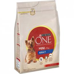 Purina One Pienso Mini Dog Adult Buey y Arroz