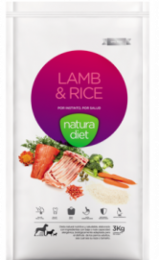 Natura Diet Pienso Lamb & Rice de Cordero para Perros Adultos