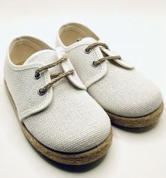 2133-09 Blucher lino blanco tokolate