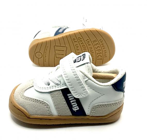 Foto 49060-deportivo blanco/ marino  MUSTANG