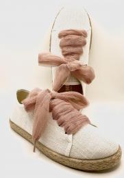 Blucher niña cordones tul rosa de chuches