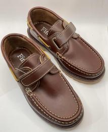 NAUTICO MARRÓN CON VELCRO DE FINANO