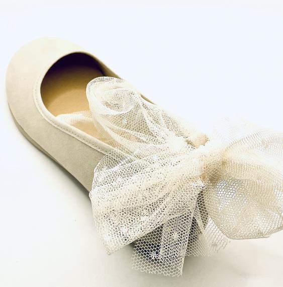 Foto Manoletina lazada tul beig Batilas