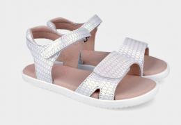 262430 sandalia blanca y plata Garvalin