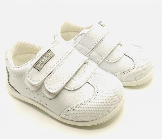 Foto Deportivo ZAPY blanco dos velcros